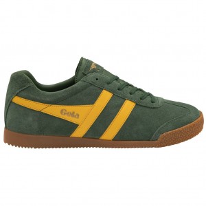 Gola Classics Harrier Suede Sneakers Evergreen Sun Nederland | 570-MSTPDY