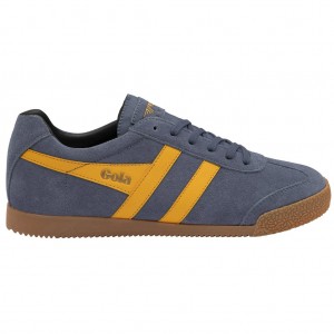 Gola Classics Harrier Suede Sneakers Zwart Nederland | 380-ZALKHU