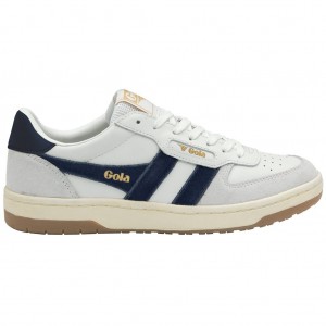 Gola Classics Hawk Sneakers Wit Blauw Nederland | 968-MVKPWE