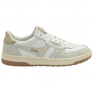 Gola Classics Hawk Sneakers Wit Goud Nederland | 750-LJMYNQ
