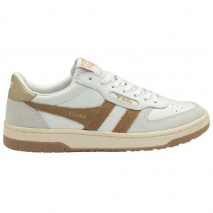 Gola Classics Hawk Sneakers Wit Lichtgoud Nederland | 037-WHEFRG