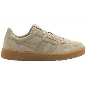 Gola Classics Hawk Suede '86 Sneakers Bone Gum Nederland | 543-RWDEOC