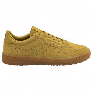 Gola Classics Hawk Suede '86 Sneakers Mosterdgeel Nederland | 254-ADUMZH