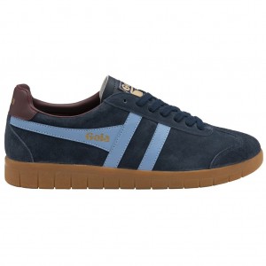 Gola Classics Hurricane Suede Sneakers Donkerblauw Bordeaux Nederland | 940-IAMXCP
