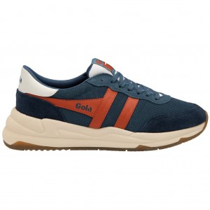 Gola Classics Jupiter Sneakers Donkerblauw Oranje Nederland | 407-NCGOAE