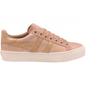 Gola Classics Orchid II Lizard Sneakers Roze Goud Nederland | 024-KOIRLV