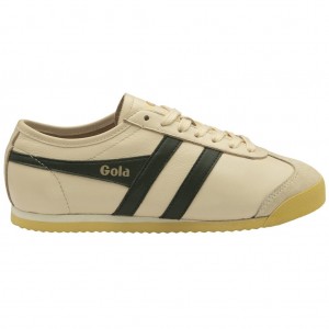 Gola Classics Race Leather Sneakers Donkerkhaki Nederland | 183-BKDGMU