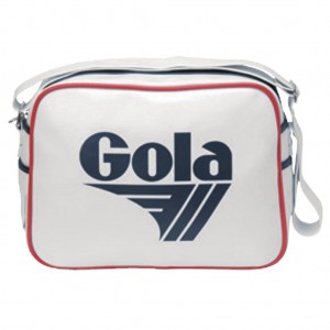 Gola Classics Redford Messenger Bag Wit Donkerblauw Rood Nederland | 452-XEJRZK