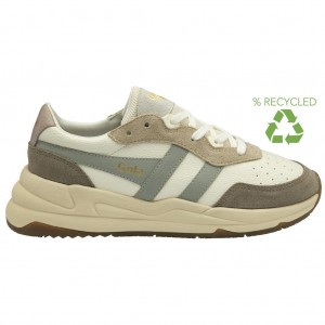 Gola Classics Saturn Quadrant Sneakers Wit Lichtgrijs Nederland | 931-WHYULQ