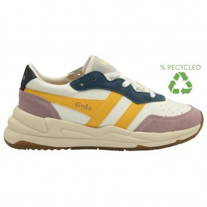 Gola Classics Saturn Quadrant Sneakers Wit Roze Nederland | 298-SBLXND