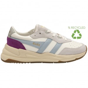 Gola Classics Saturn Sneakers Wit Blauw Nederland | 793-RCTBMV