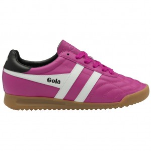 Gola Classics Stadium Sneakers Roze Wit Zwart Nederland | 583-ZPBDCU