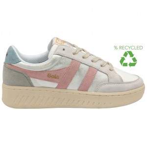 Gola Classics Superslam Blaze Sneakers Wit Roze Nederland | 436-TYISNL