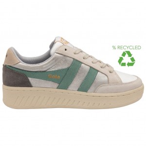 Gola Classics Superslam Blaze Sneakers Zilver Groen Grijs Nederland | 875-KCEZDY