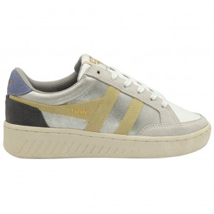 Gola Classics Superslam Blaze Sneakers Zilver Citroen Lavendel Nederland | 806-AXTNRW