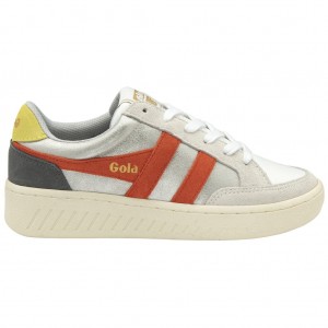 Gola Classics Superslam Blaze Sneakers Zilver Koraal Nederland | 451-DZVWPU