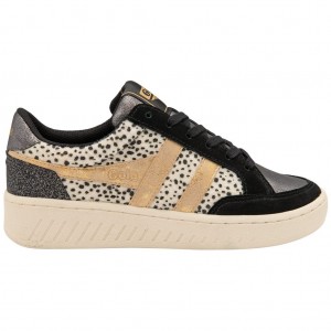 Gola Classics Superslam Sneakers Zwart Goud Nederland | 486-MBGXHI