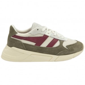 Gola Classics Tempest Sneakers Wit Khaki Nederland | 258-MTIOHW