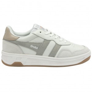 Gola Classics Topspin Sneakers Wit Lichtgrijs Nederland | 089-XOZQMR