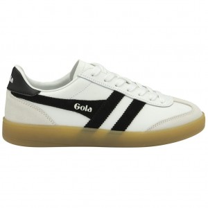 Gola Classics Viper Leather Sneakers Wit Zwart Nederland | 806-CBNQMF
