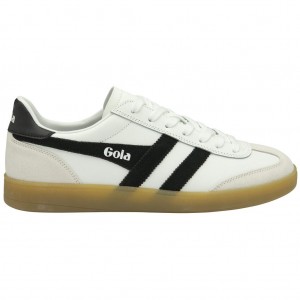 Gola Classics Viper Leather Sneakers Wit Zwart Nederland | 893-REFJIM