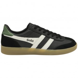 Gola Classics Viper Leather Sneakers Zwart Wit Nederland | 164-UHMSQK