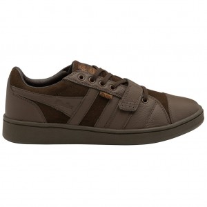 Gola Made in England - 1905 Sentry Engineered Garment Sneakers Bruin Bruin Nederland | 139-OVDIBH