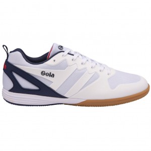 Gola Performance Echo TX Sneakers Wit Donkerblauw Rood Nederland | 971-RFEOUY