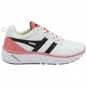 Gola Performance Typhoon RMD Sneakers Wit Zwart Roze Nederland | 571-ZAKGXQ