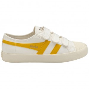 Gola Vegan Classics Coaster Strap Sneakers Wit Nederland | 362-ETVYIU
