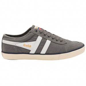 Gola Vegan Classics Comet Plimsoll Sneakers Wit Donkerblauw Nederland | 045-XESNJG