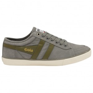 Gola Vegan Classics Comet Plimsoll Sneakers Grijs Khaki Nederland | 479-RPYCLE