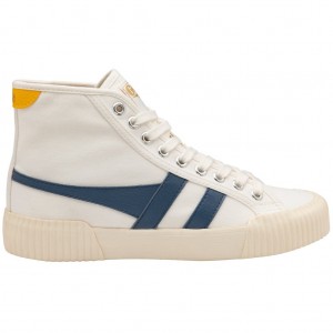Gola Vegan Classics Rally High Plimsoll Sneakers Wit Nederland | 926-CSJHQW