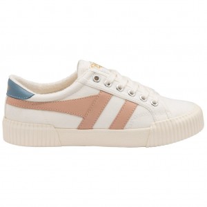 Gola Vegan Classics Rally Plimsoll Sneakers Wit Roze Nederland | 871-MEKITG