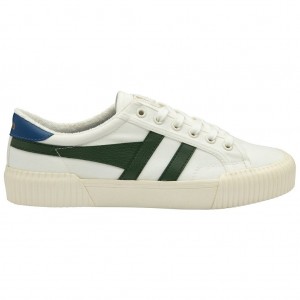 Gola Vegan Classics Rally Plimsoll Sneakers Wit Blauw Nederland | 967-QZBNIC