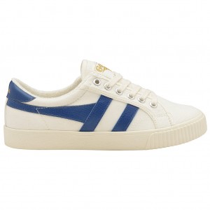 Gola Vegan Classics Tennis Mark Cox Sneakers Wit Blauw Nederland | 456-XCZFQB