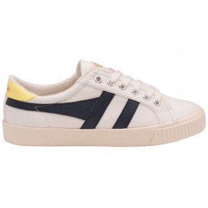 Gola Vegan Classics Tennis Mark Cox Sneakers Wit Donkerblauw Nederland | 519-KEYPVH
