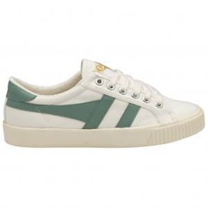 Gola Vegan Classics Tennis Mark Cox Sneakers Wit Groen Nederland | 472-LBCUJM
