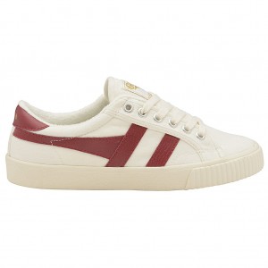 Gola Vegan Classics Tennis Mark Cox Sneakers Wit Dieprood Nederland | 597-FCLIDP