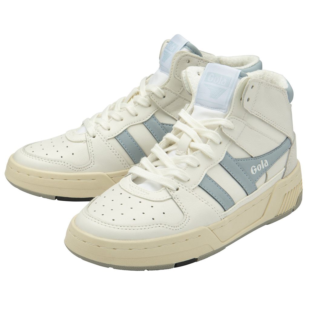 Gola Classics Allcourt High Sneakers Wit Blauw Nederland | 715-ETOBMN