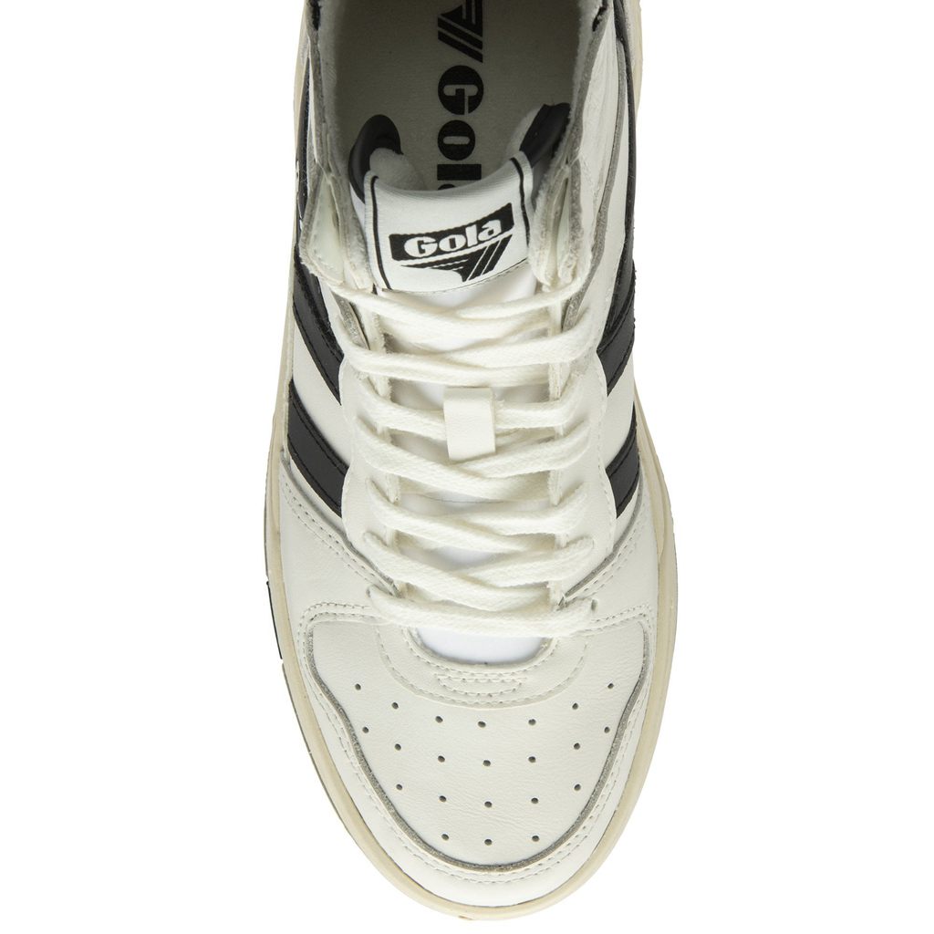 Gola Classics Allcourt High Sneakers Wit Zwart Nederland | 206-CWLFAB