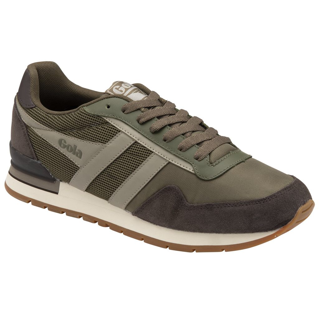 Gola Classics Atlanta Sneakers Khaki Donkerbruin Nederland | 023-MBZFQP