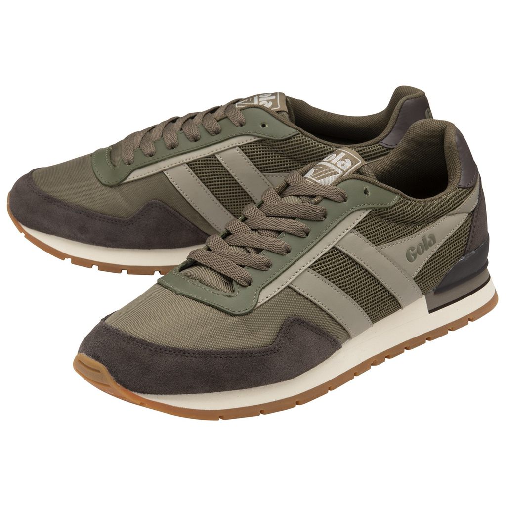 Gola Classics Atlanta Sneakers Khaki Donkerbruin Nederland | 023-MBZFQP
