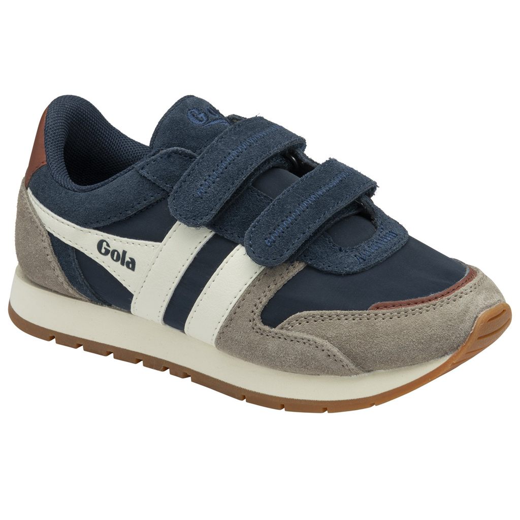 Gola Classics Austin Strap Sneakers Donkerblauw Wit Nederland | 578-MYHFJK