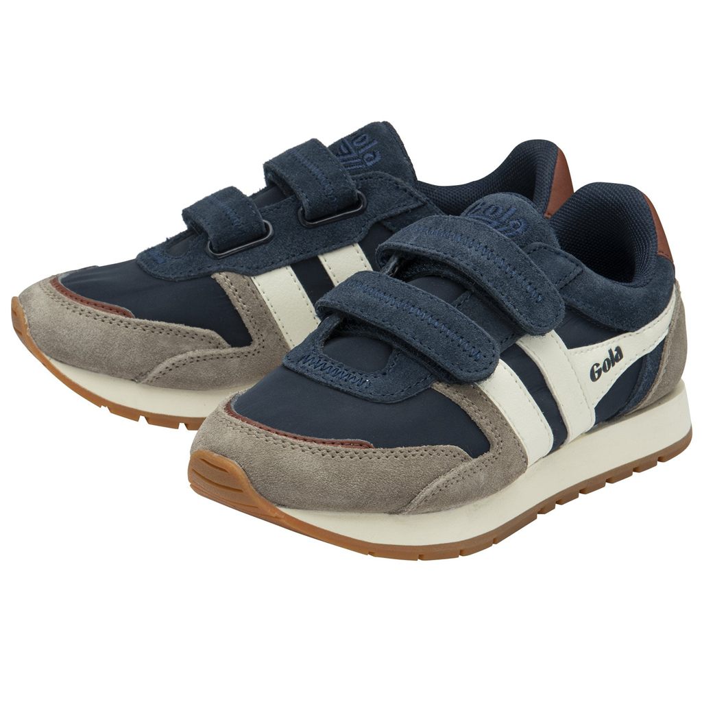 Gola Classics Austin Strap Sneakers Donkerblauw Wit Nederland | 578-MYHFJK