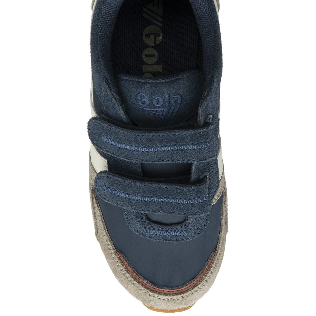 Gola Classics Austin Strap Sneakers Donkerblauw Wit Nederland | 578-MYHFJK