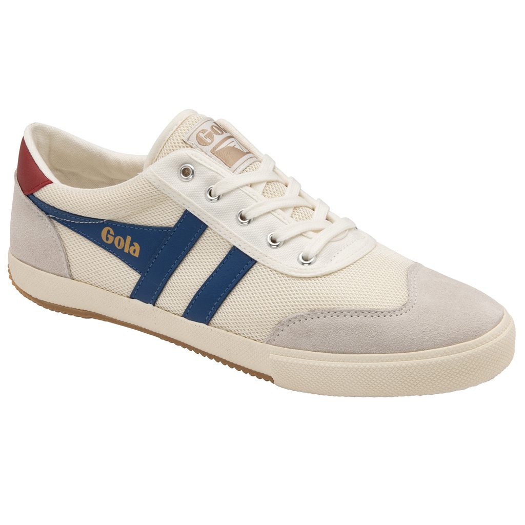 Gola Classics Badminton Mesh Plimsoll Sneakers Wit Blauw Dieprood Nederland | 012-WSHJXA