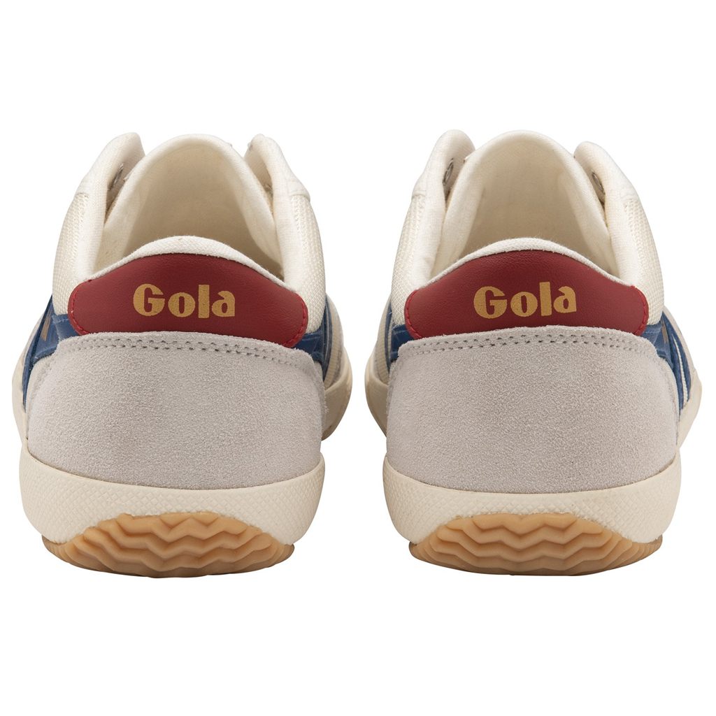 Gola Classics Badminton Mesh Plimsoll Sneakers Wit Blauw Dieprood Nederland | 012-WSHJXA