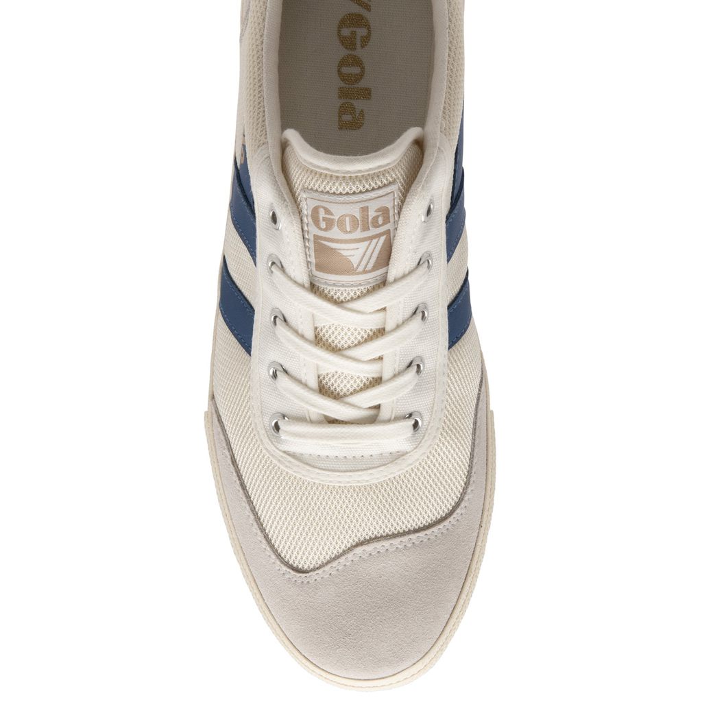 Gola Classics Badminton Mesh Plimsoll Sneakers Wit Blauw Dieprood Nederland | 012-WSHJXA