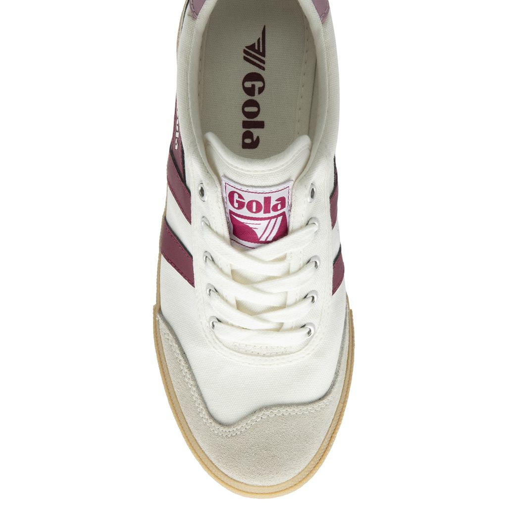 Gola Classics Badminton Plimsoll Sneakers Wit Nederland | 617-YTSRXK